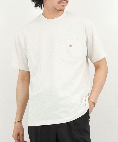 DANTON（ダントン）の「【DANTON/ダントン】POCKET T-SHIRT SOLID 26SS（DT-C0198TCB SOLID）（Tシャツ/カットソー・メンズ・チャコールグレー/キナリ/オレンジ/ホワイト・M/L/XL/S）」の13枚目の写真