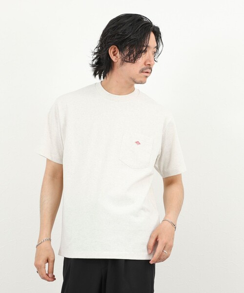 DANTON（ダントン）の「【DANTON/ダントン】POCKET T-SHIRT SOLID 26SS（DT-C0198TCB SOLID）（Tシャツ/カットソー・メンズ・チャコールグレー/キナリ/オレンジ/ホワイト・M/L/XL/S）」の16枚目の写真