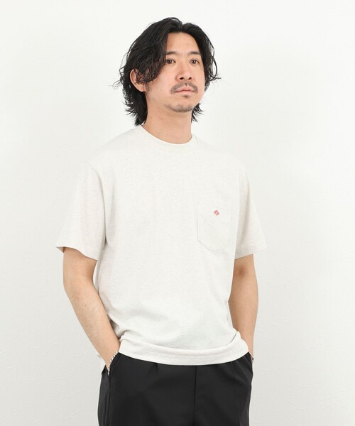 DANTON（ダントン）の「【DANTON/ダントン】POCKET T-SHIRT SOLID 26SS（DT-C0198TCB SOLID）（Tシャツ/カットソー・メンズ・チャコールグレー/キナリ/オレンジ/ホワイト・M/L/XL/S）」の17枚目の写真