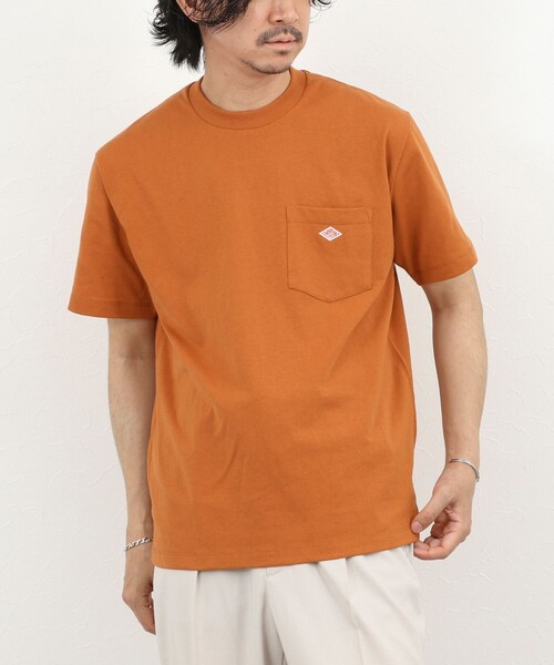 DANTON（ダントン）の「【DANTON/ダントン】POCKET T-SHIRT SOLID 26SS（DT-C0198TCB SOLID）（Tシャツ/カットソー・メンズ・チャコールグレー/キナリ/オレンジ/ホワイト・M/L/XL/S）」の22枚目の写真