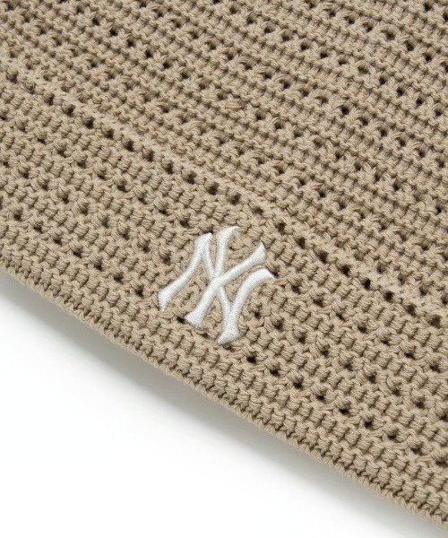 MLB(メジャーリーグベースボール)の「【日本未発売/WEB限定】MLB KOREA(エムエルビーコリア)/サマー 猫耳 ねこ耳ビーニー 耳付き クロシェ編み ロゴパッチ ワッペン ビーニー ニット帽/Summer Crochet Miyaon Beanie(ニットキャップ/ビーニー・レディース・クリーム/グレー/ブラック・FREE)」の16枚目の写真