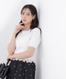 PROPORTION BODY DRESSING | レーストリムショートカーディガン / 1216174502(カーディガン/ボレロ)