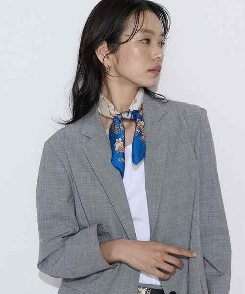 COMME CA(コムサ)の「ストレッチミニ千鳥 ジャケット(テーラードジャケット・レディース・ブラック系その他/ベージュ系その他・9号/7号/11号)」の5枚目の写真