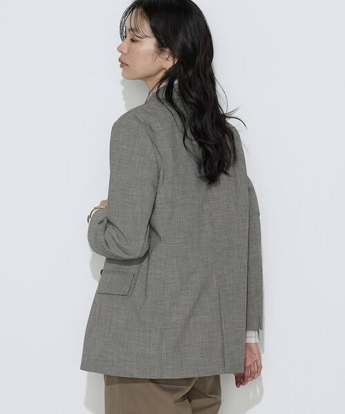 COMME CA(コムサ)の「ストレッチミニ千鳥 ジャケット(テーラードジャケット・レディース・ブラック系その他/ベージュ系その他・9号/7号/11号)」の19枚目の写真