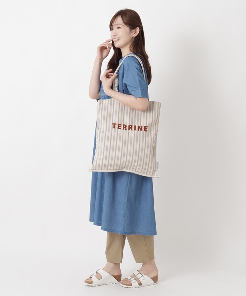 one'sterrace（ワンズテラス）の「HE フレンチエピスリートート（トートバッグ・レディース・ブラック系8/ブルー系その他7/ベージュ系8/レッド系9・99）」の12枚目の写真