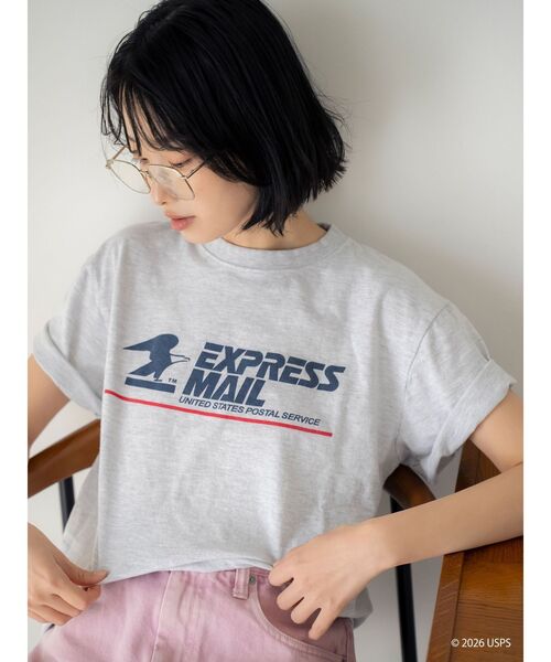 Ungrid（アングリッド）の「USPS 別注ロゴTee（Tシャツ/カットソー・レディース・レッド/ライトグレー/オフホワイト・FREE）」の22枚目の写真