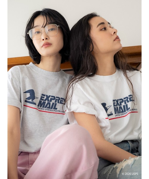 Ungrid(アングリッド)の「USPS 別注ロゴTee(Tシャツ/カットソー・レディース・レッド/ライトグレー/オフホワイト・FREE)」の15枚目の写真
