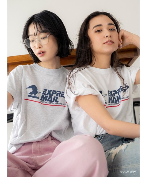 Ungrid(アングリッド)の「USPS 別注ロゴTee(Tシャツ/カットソー・レディース・レッド/ライトグレー/オフホワイト・FREE)」の16枚目の写真