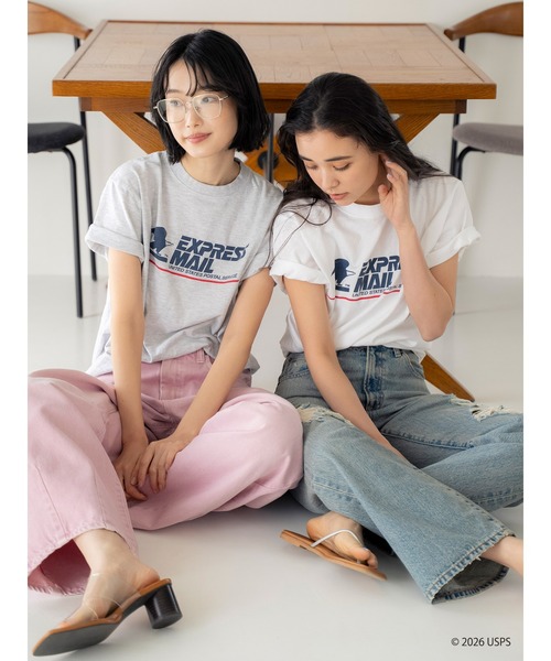 Ungrid(アングリッド)の「USPS 別注ロゴTee(Tシャツ/カットソー・レディース・レッド/ライトグレー/オフホワイト・FREE)」の21枚目の写真
