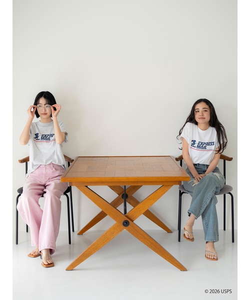 Ungrid(アングリッド)の「USPS 別注ロゴTee(Tシャツ/カットソー・レディース・レッド/ライトグレー/オフホワイト・FREE)」の22枚目の写真