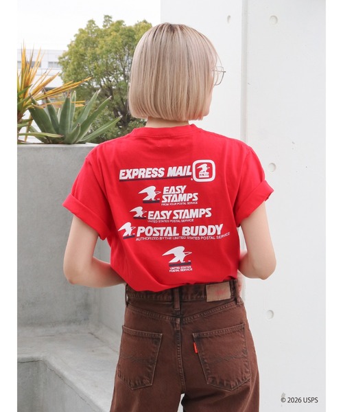 Ungrid(アングリッド)の「USPS 別注ロゴTee(Tシャツ/カットソー・レディース・レッド/ライトグレー/オフホワイト・FREE)」の8枚目の写真