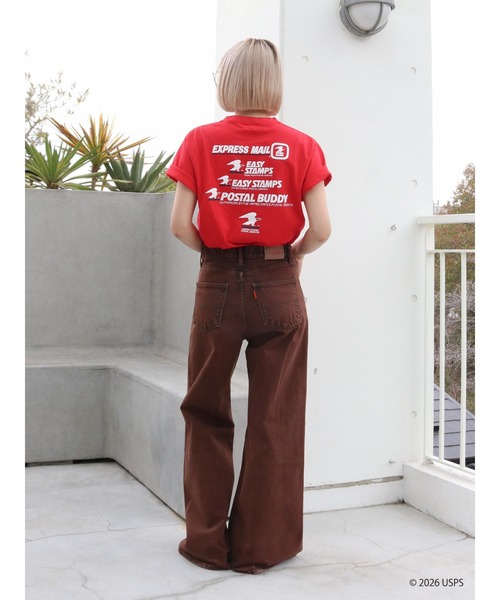 Ungrid(アングリッド)の「USPS 別注ロゴTee(Tシャツ/カットソー・レディース・レッド/ライトグレー/オフホワイト・FREE)」の10枚目の写真