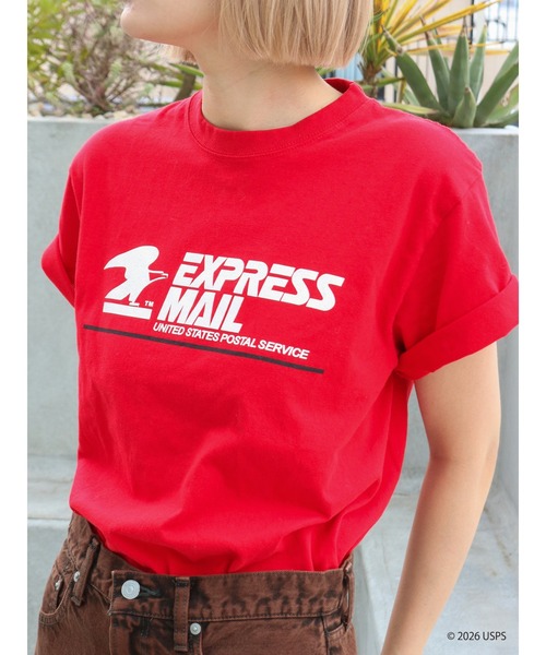 Ungrid(アングリッド)の「USPS 別注ロゴTee(Tシャツ/カットソー・レディース・レッド/ライトグレー/オフホワイト・FREE)」の13枚目の写真