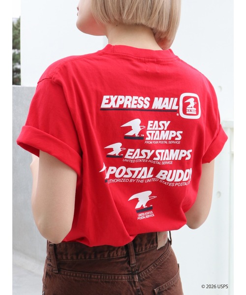 Ungrid(アングリッド)の「USPS 別注ロゴTee(Tシャツ/カットソー・レディース・レッド/ライトグレー/オフホワイト・FREE)」の14枚目の写真