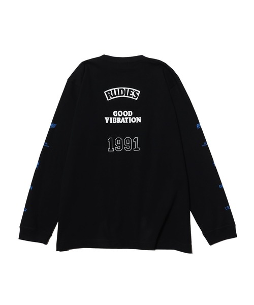 RUDIE'S（ルーディーズ）の「SLICK LSTEE（Tシャツ/カットソー・メンズ・ブラック/ホワイト・L/XL）」の4枚目の写真