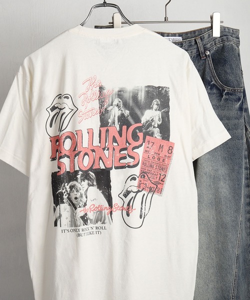 WESTSEA(ウエストシー)の「ROLLING STONES / ローリングストーンズ バックプリント バンドTシャツ 半袖TEE(Tシャツ/カットソー・メンズ・ホワイト系その他/ホワイト・M/L/XL)」の2枚目の写真