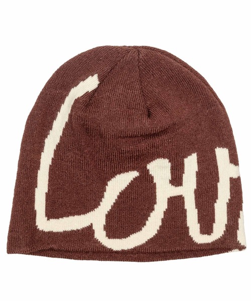 BASICKS(ベイシックス)の「【BASICKS/ベーシックス】Love Beanie/ラブビーニー(ニットキャップ/ビーニー・レディース・ブラウン/ブラック・FREE)」の1枚目の写真