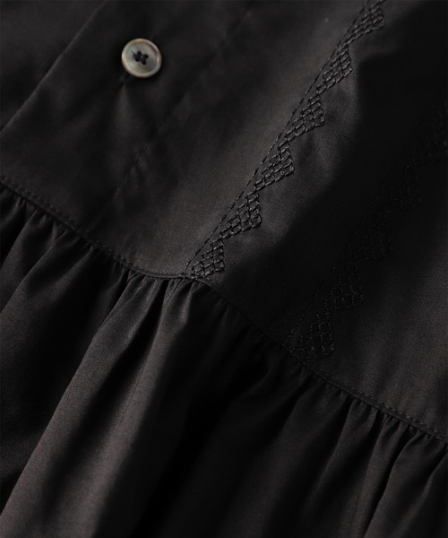 ZUCCa（ズッカ）の「TRIANGLE EMBROIDERY / ベスト / P（ベスト・レディース・ブラック/ホワイト・M size）」の5枚目の写真
