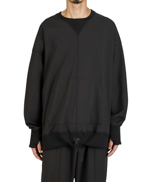 CMF OUTDOOR GARMENT（シーエムエフアウトドアガーメント）の「CMF OUTDOOR GARMENT / シーエムエフ アウトドア ガーメント：DIVIDED SWEAT：CMF2502-J13C[AST]（スウェット・メンズ・ブラック/グレー系その他・L）」の13枚目の写真