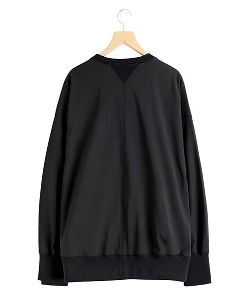 CMF OUTDOOR GARMENT（シーエムエフアウトドアガーメント）の「CMF OUTDOOR GARMENT / シーエムエフ アウトドア ガーメント：DIVIDED SWEAT：CMF2502-J13C[AST]（スウェット・メンズ・ブラック/グレー系その他・L）」の3枚目の写真