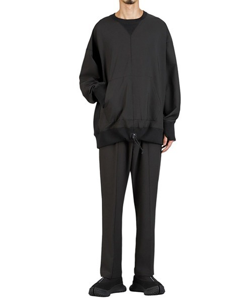 CMF OUTDOOR GARMENT（シーエムエフアウトドアガーメント）の「CMF OUTDOOR GARMENT / シーエムエフ アウトドア ガーメント：DIVIDED SWEAT：CMF2502-J13C[AST]（スウェット・メンズ・ブラック/グレー系その他・L）」の12枚目の写真