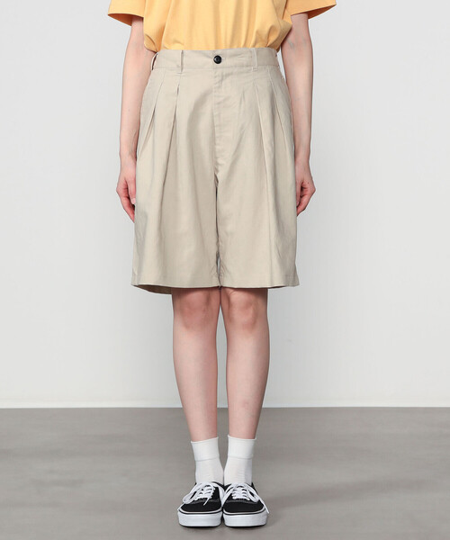 DANTON(ダントン)の「DANTON | 2タックショーツ WOMEN(その他パンツ・レディース・ベージュ/イエロー/ブラック・36/38)」の11枚目の写真