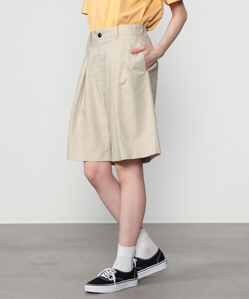 DANTON(ダントン)の「DANTON | 2タックショーツ WOMEN(その他パンツ・レディース・ベージュ/イエロー/ブラック・36/38)」の15枚目の写真