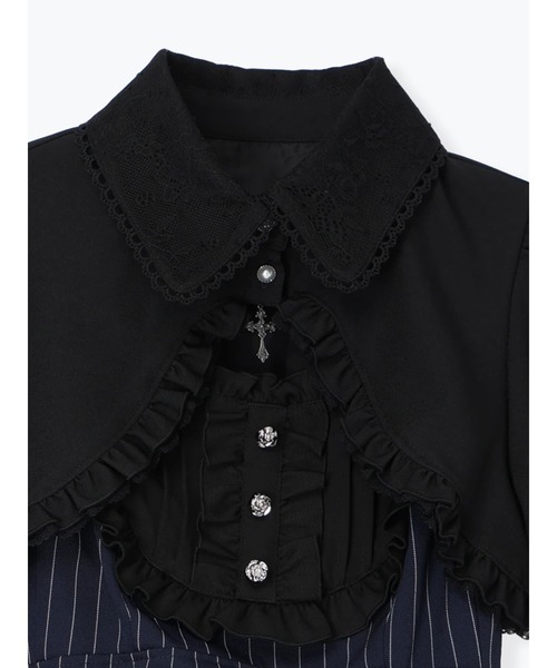 NOEMIE(ノエミー)の「ゴシックボレロドロストセットアップ(ワンピース・レディース・ネイビー/ブラック/パープル・M)」の7枚目の写真