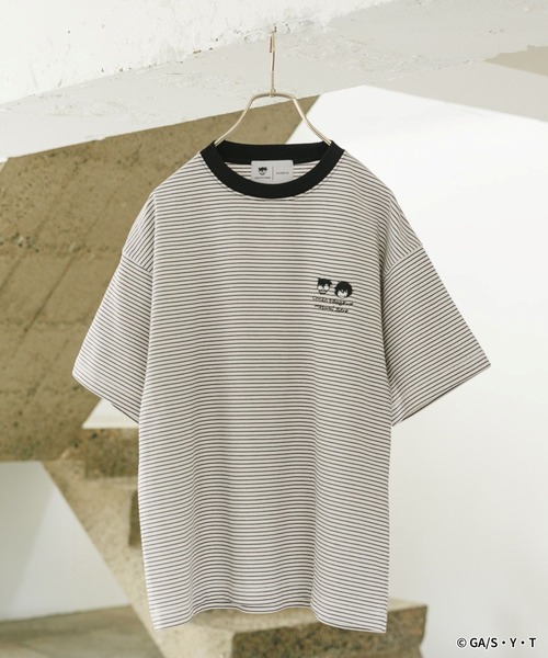RAGEBLUE(レイジブルー)の「【名探偵コナン】ワンポイント刺繍Tシャツ(Tシャツ/カットソー・レディース・ホワイト/ブラック/ホワイト系その他・LARGE/MEDIUM)」の1枚目の写真