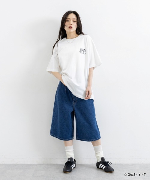 RAGEBLUE(レイジブルー)の「【名探偵コナン】ワンポイント刺繍Tシャツ(Tシャツ/カットソー・レディース・ホワイト/ブラック/ホワイト系その他・LARGE/MEDIUM)」の6枚目の写真