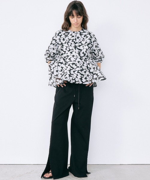 LE CIEL BLEU(ルシェルブルー)の「トラックパンツ / Track Pants(その他パンツ・レディース・ライトイエロー/ブラック/ホワイト・36/38/36S/38S)」の21枚目の写真