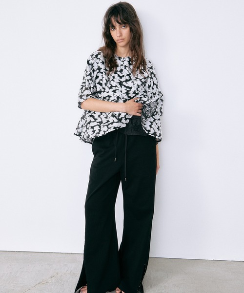 LE CIEL BLEU(ルシェルブルー)の「トラックパンツ / Track Pants(その他パンツ・レディース・ライトイエロー/ブラック/ホワイト・36/38/36S/38S)」の20枚目の写真