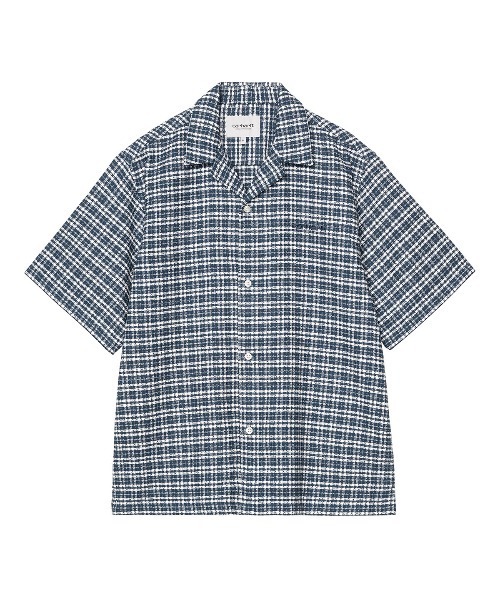 Carhartt WIP(カーハートダブリューアイピー)の「Carhartt WIP S/S KANDER SHIRT(カーハートワークインプログレス ショートスリーブカンダーシャツ)(シャツ/ブラウス・メンズ・イエロー系/ブルー系/ブラック・SMALL/MEDIUM/LARGE/X-LARGE)」の5枚目の写真