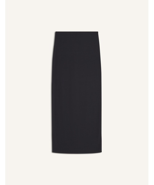 Maison Kitsune（メゾンキツネ）の「SOFT FINE RIB LONG SKIRT（スカート・レディース・ブラック・S/M/XS/L）」の2枚目の写真