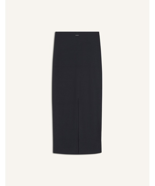 Maison Kitsune（メゾンキツネ）の「SOFT FINE RIB LONG SKIRT（スカート・レディース・ブラック・S/M/XS/L）」の3枚目の写真