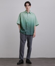 tk.TAKEO KIKUCHI（ティーケータケオキクチ）の「【26SSイチオシ！】オーバーとろみグラデーションプリントシャツ/レギュラーカラー/さらっとタッチ（シャツ/ブラウス）」