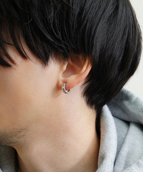 NILWAY(ニルウェイ)の「ステンレスフープピアス SILVER(ピアス(両耳用)・メンズ・シルバー系その他2/シルバー/シルバー系その他/シルバー系その他5/シルバー系その他3/シルバー系その他6/シルバー系その他4・FREE)」の8枚目の写真