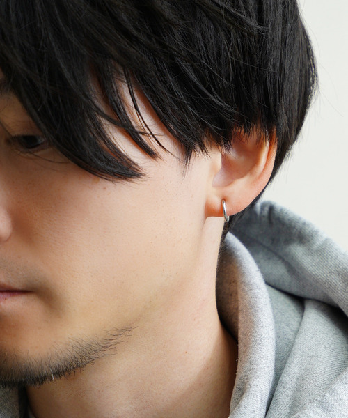 NILWAY(ニルウェイ)の「ステンレスフープピアス SILVER(ピアス(両耳用)・メンズ・シルバー系その他2/シルバー/シルバー系その他/シルバー系その他5/シルバー系その他3/シルバー系その他6/シルバー系その他4・FREE)」の12枚目の写真