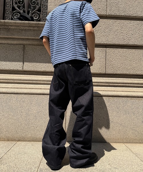 kutir(クティール)の「SLIM SILHOUETTE RIGID DENIM PANTS/スリムシルエットリジットデニムパンツ(デニムパンツ・メンズ・ブラック/インディゴブルー・SMALL/MEDIUM/LARGE)」の21枚目の写真