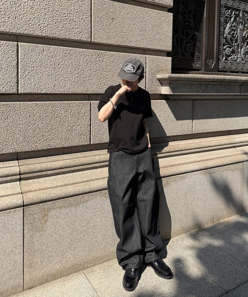 kutir(クティール)の「SLIM SILHOUETTE RIGID DENIM PANTS/スリムシルエットリジットデニムパンツ(デニムパンツ・メンズ・ブラック/インディゴブルー・SMALL/MEDIUM/LARGE)」の6枚目の写真