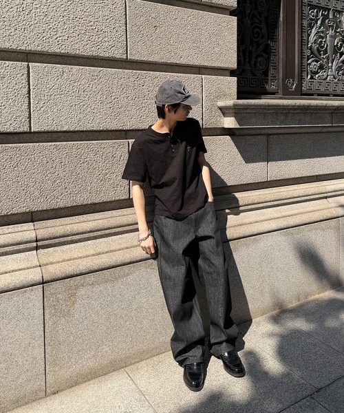 kutir(クティール)の「SLIM SILHOUETTE RIGID DENIM PANTS/スリムシルエットリジットデニムパンツ(デニムパンツ・メンズ・ブラック/インディゴブルー・SMALL/MEDIUM/LARGE)」の8枚目の写真