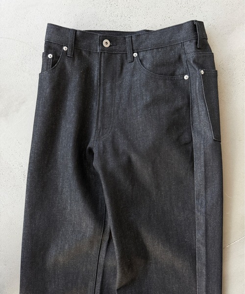 kutir(クティール)の「SLIM SILHOUETTE RIGID DENIM PANTS/スリムシルエットリジットデニムパンツ(デニムパンツ・メンズ・ブラック/インディゴブルー・SMALL/MEDIUM/LARGE)」の13枚目の写真