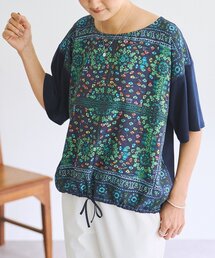 BEARDSLEY | PARK柄スクエアTee(Tシャツ/カットソー)