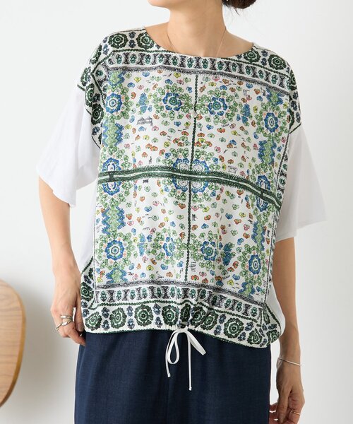 LIVETART(リヴェタート)の「PARK柄スクエアTee(Tシャツ/カットソー・レディース・ホワイト・FREE)」の5枚目の写真