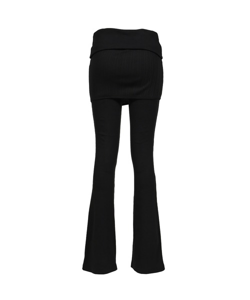 BOHEMSEO(ボヘミアンソウル)の「FOLDED SKIRT PANTS(その他パンツ・レディース・ブラック・OS)」の2枚目の写真