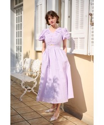Josephine Soccer Dress バブルサッカーVネックドレス