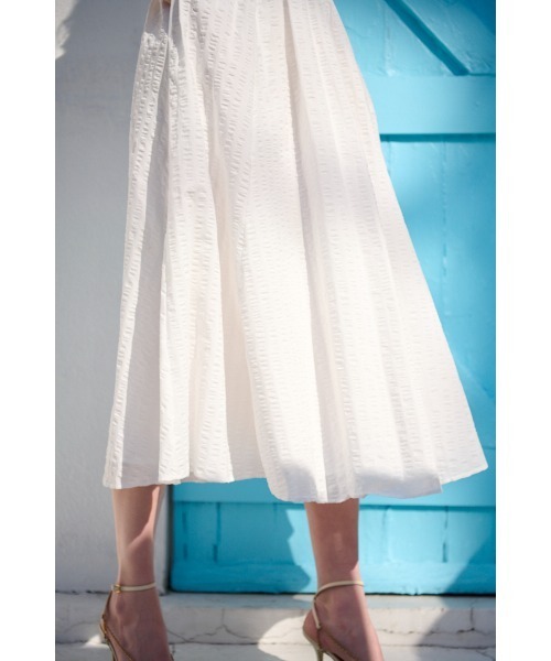 Estella.K(エステラケー)の「Josephine Soccer Dress バブルサッカーVネックドレス(ワンピース・レディース・ラベンダー/ライム/ホワイト/ブラック・FREE)」の18枚目の写真
