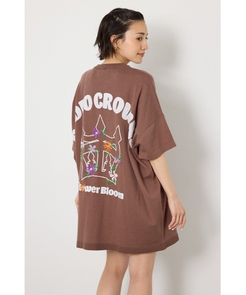 RODEO CROWNS WIDE BOWL(ロデオクラウンズワイドボウル)の「フラワークラウンニットワンピース(ワンピース・レディース・オフホワイト/ブラウン/ブラック・FREE)」の3枚目の写真