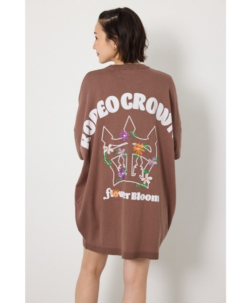 RODEO CROWNS WIDE BOWL(ロデオクラウンズワイドボウル)の「フラワークラウンニットワンピース(ワンピース・レディース・オフホワイト/ブラウン/ブラック・FREE)」の13枚目の写真