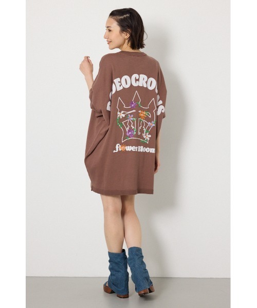 RODEO CROWNS WIDE BOWL(ロデオクラウンズワイドボウル)の「フラワークラウンニットワンピース(ワンピース・レディース・オフホワイト/ブラウン/ブラック・FREE)」の16枚目の写真